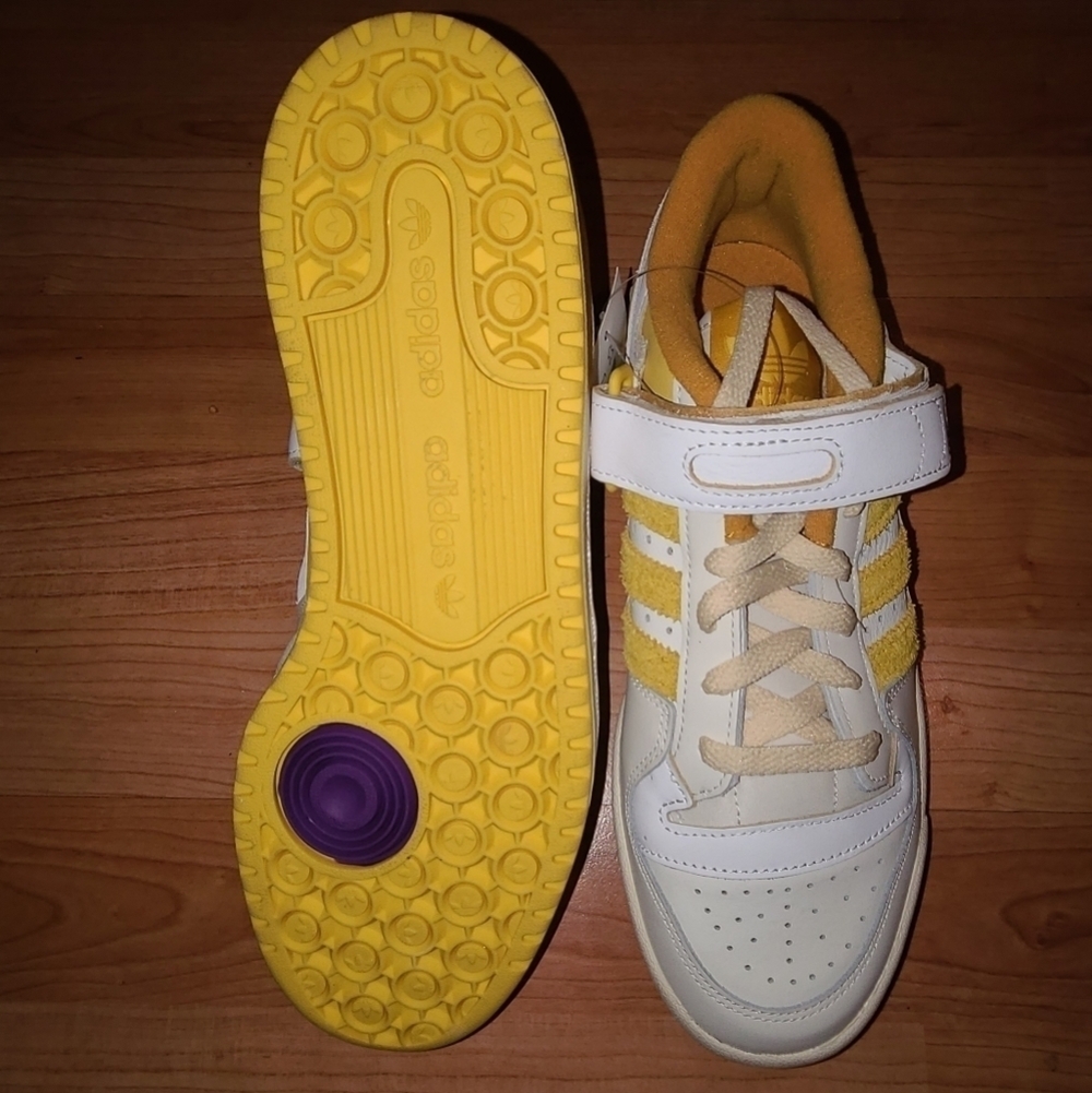 Adidas Forum Low 84 'White Yellow' Men's Size 8 - Picture 5 of 5